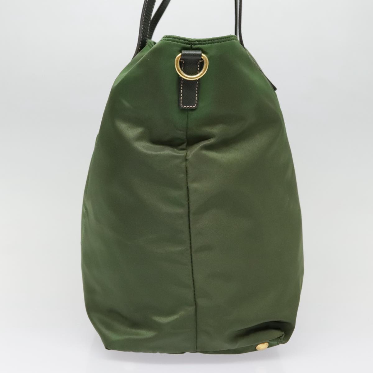 Prada Re-Edition Khaki Synthetic Tote Bag (Pre-Owned)