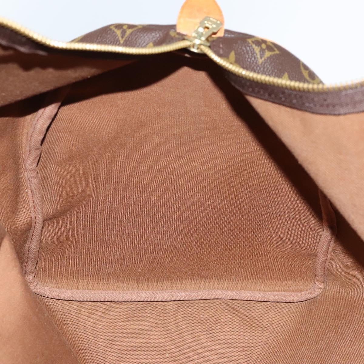 Louis Vuitton Keepall 55 Brown Canvas Travel Bag (Pre-Owned)