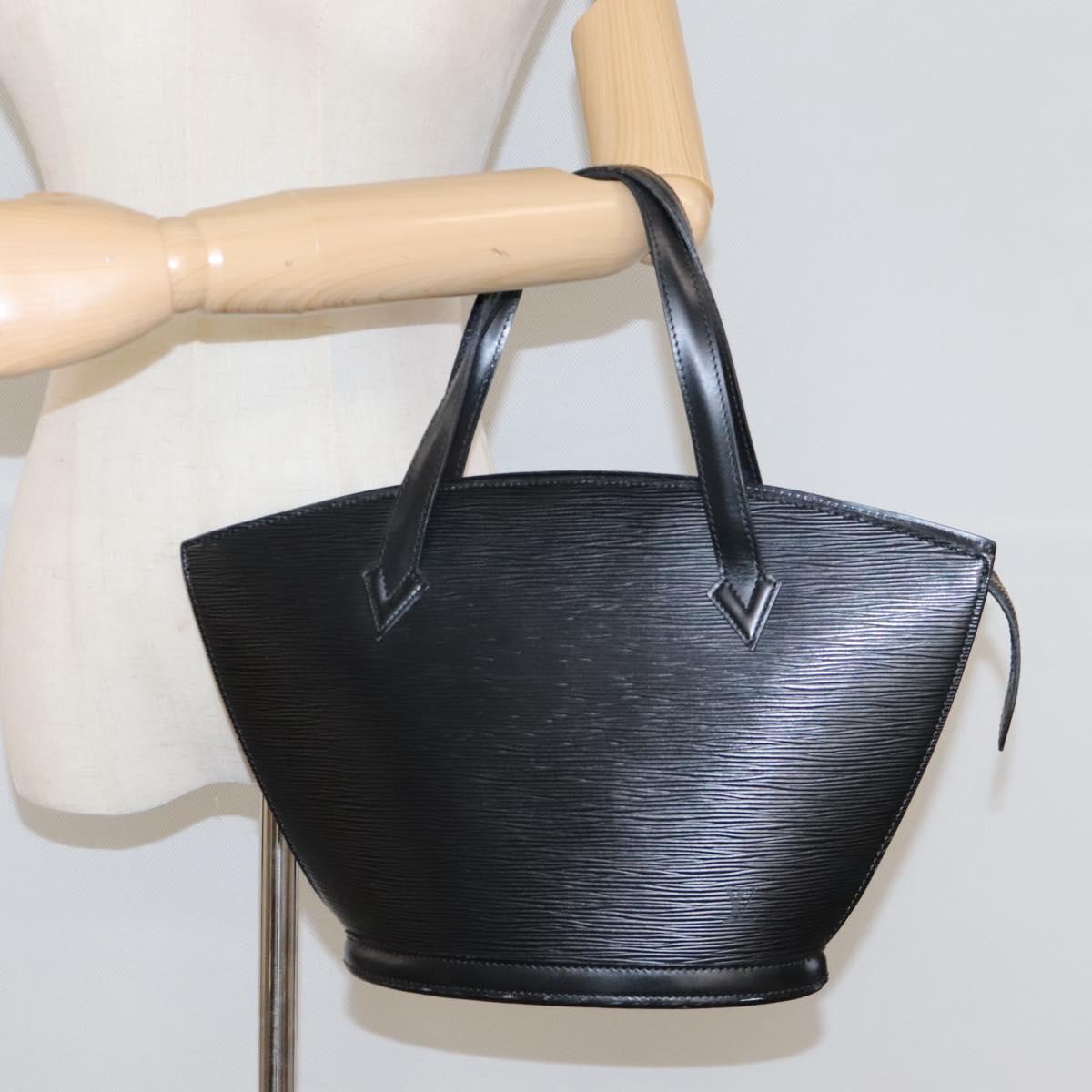 Louis Vuitton Saint Jacques Black Leather Tote Bag (Pre-Owned)
