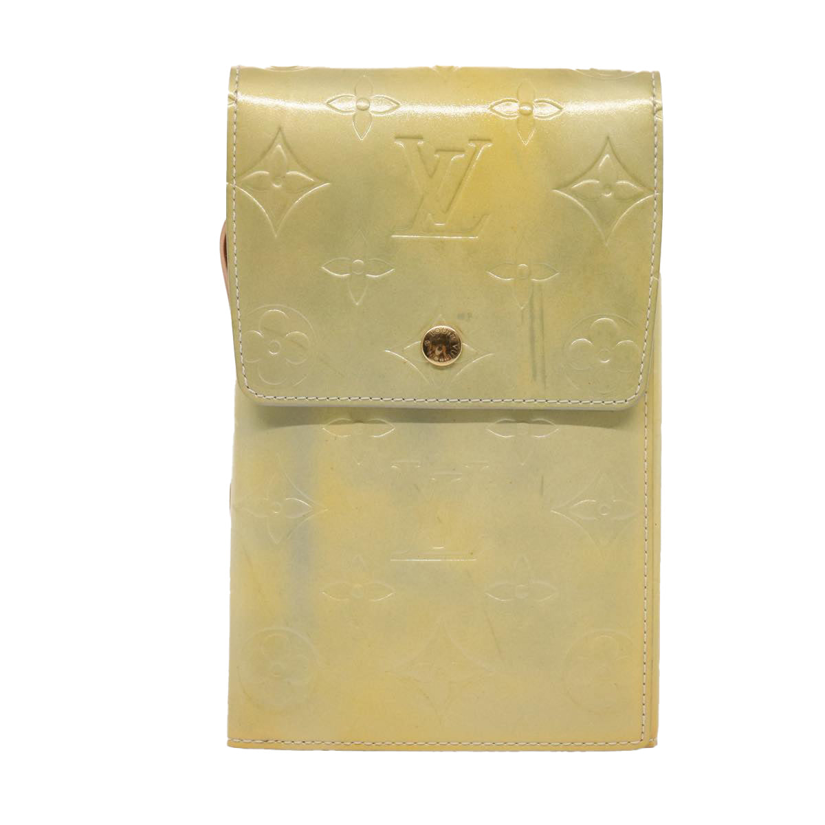 Louis Vuitton Walker Yellow Patent Leather Wallet  (Pre-Owned)