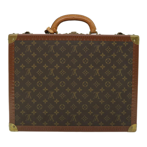 Louis Vuitton Cotteville Brown Canvas Travel Bag (Pre-Owned)