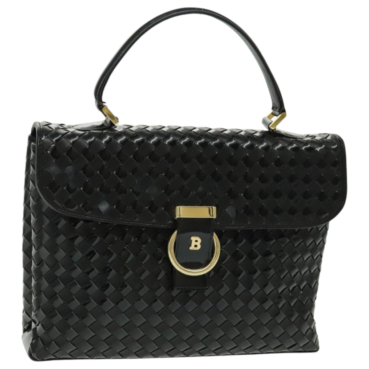 Bally Black Leather Handbag (Pre-Owned)