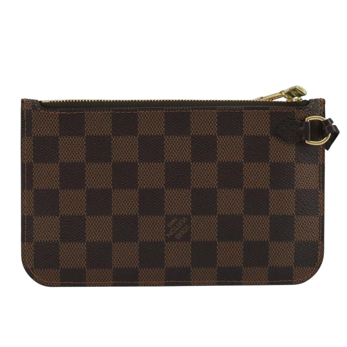 Louis Vuitton Pochette Clés Brown Canvas Wallet  (Pre-Owned)