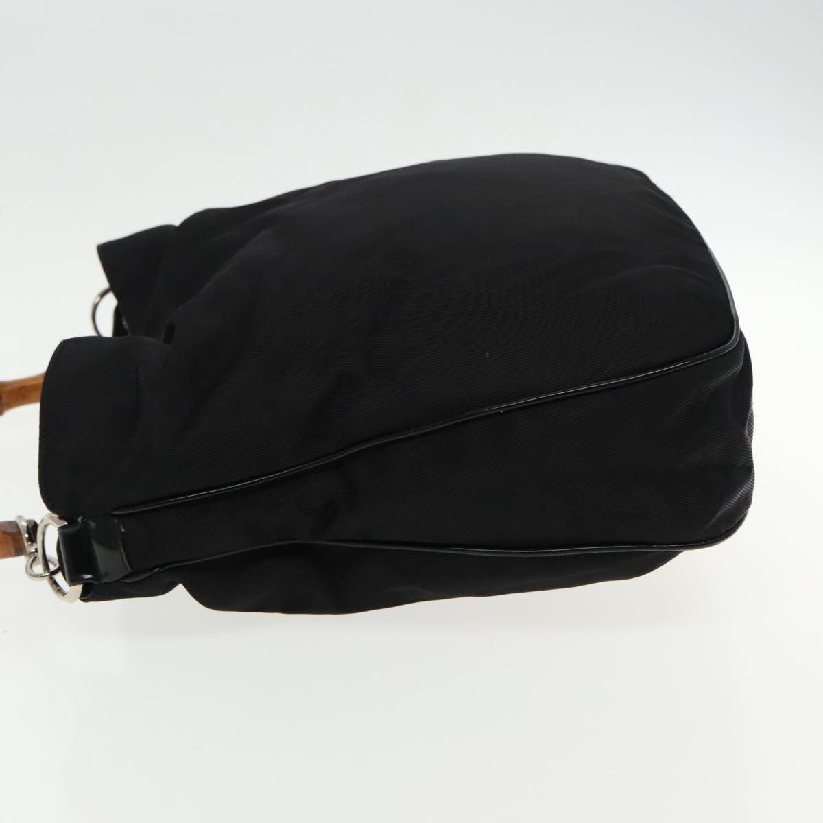 Gucci Bamboo Black Synthetic Handbag (Pre-Owned)