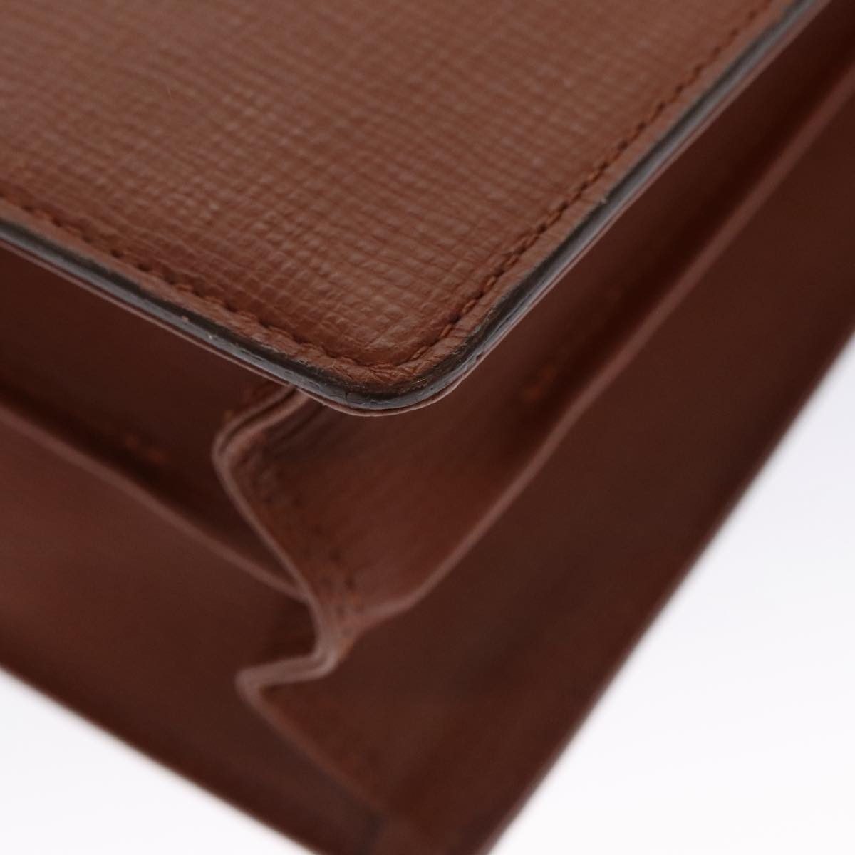 Burberry Brown Leather Briefcase Bag (Pre-Owned)