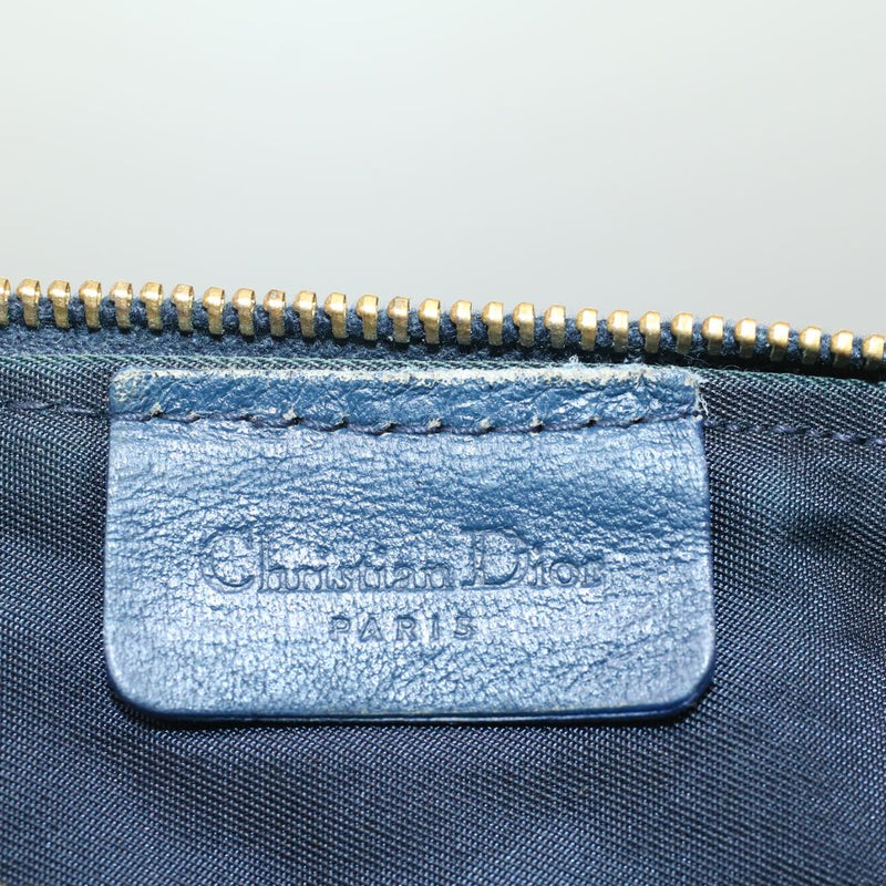 Dior Saddle Navy Canvas Clutch Bag (Pre-Owned)
