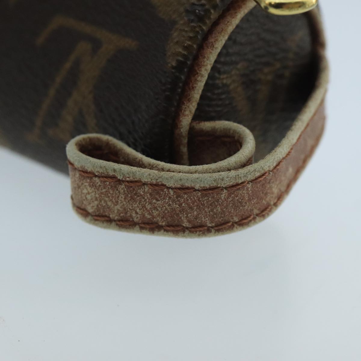 Louis Vuitton Etui À Balles De Golf Brown Canvas Clutch Bag (Pre-Owned)