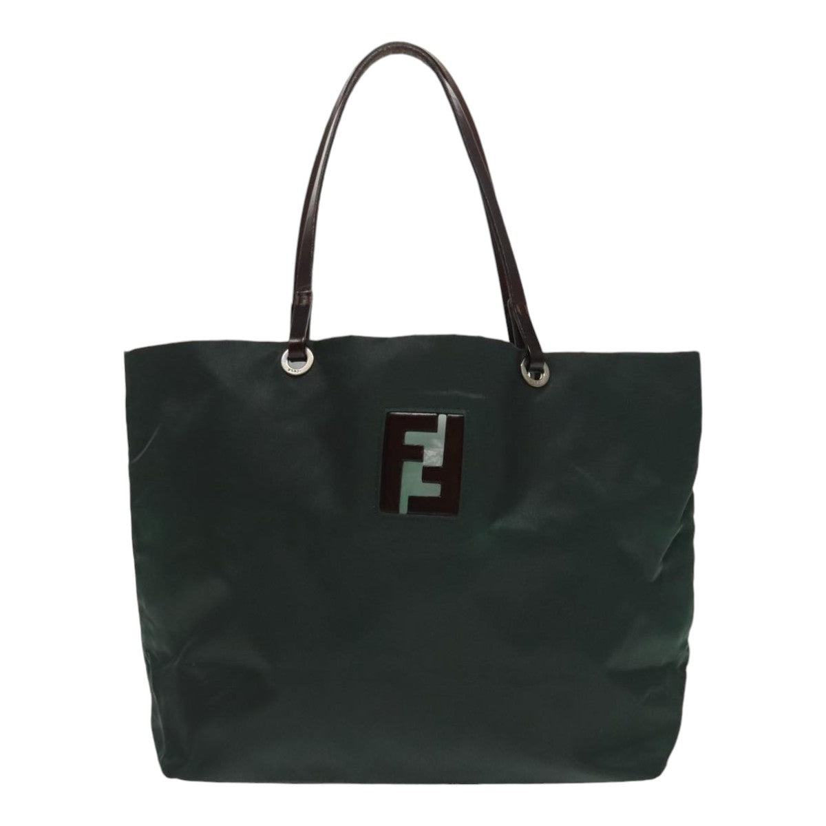 Fendi Khaki Synthetic Handbag (Pre-Owned)