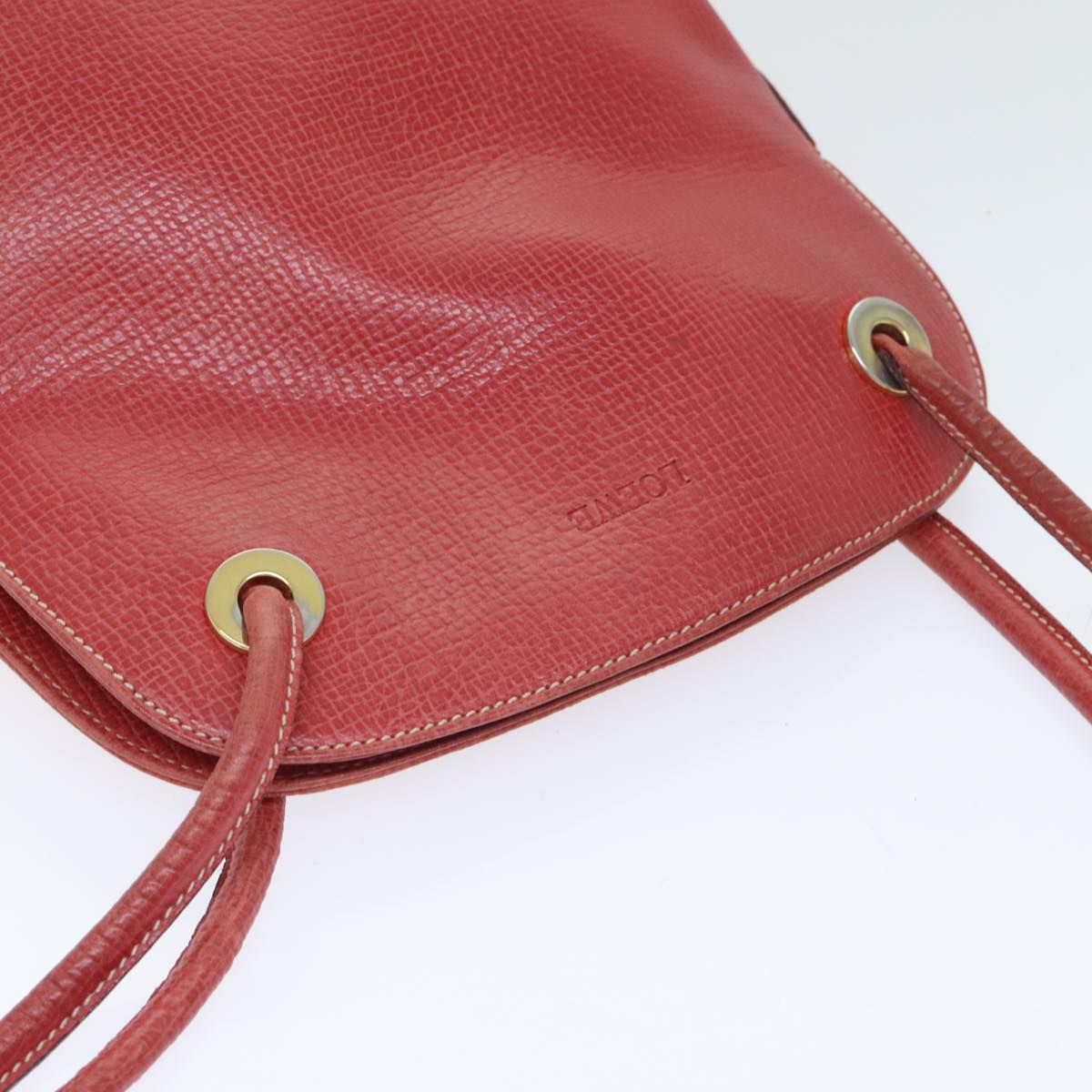 Loewe Red Leather Shoulder Bag (Pre-Owned)