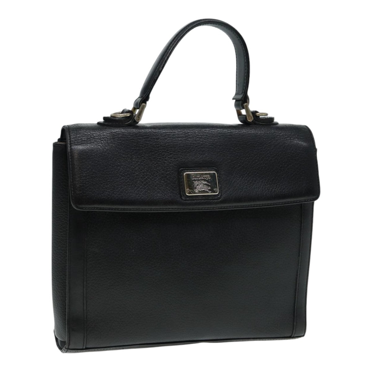 Burberry - Black Leather Handbag (Pre-Owned)