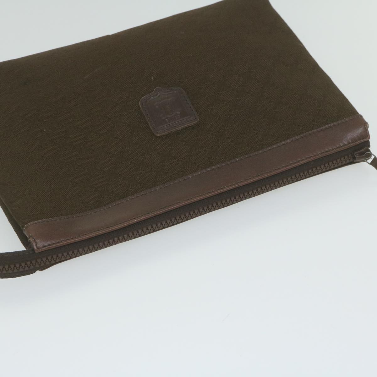 Céline Brown Leather Clutch Bag (Pre-Owned)