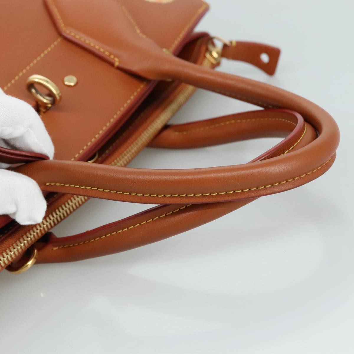 Louis Vuitton City Steamer Brown Leather Handbag (Pre-Owned)