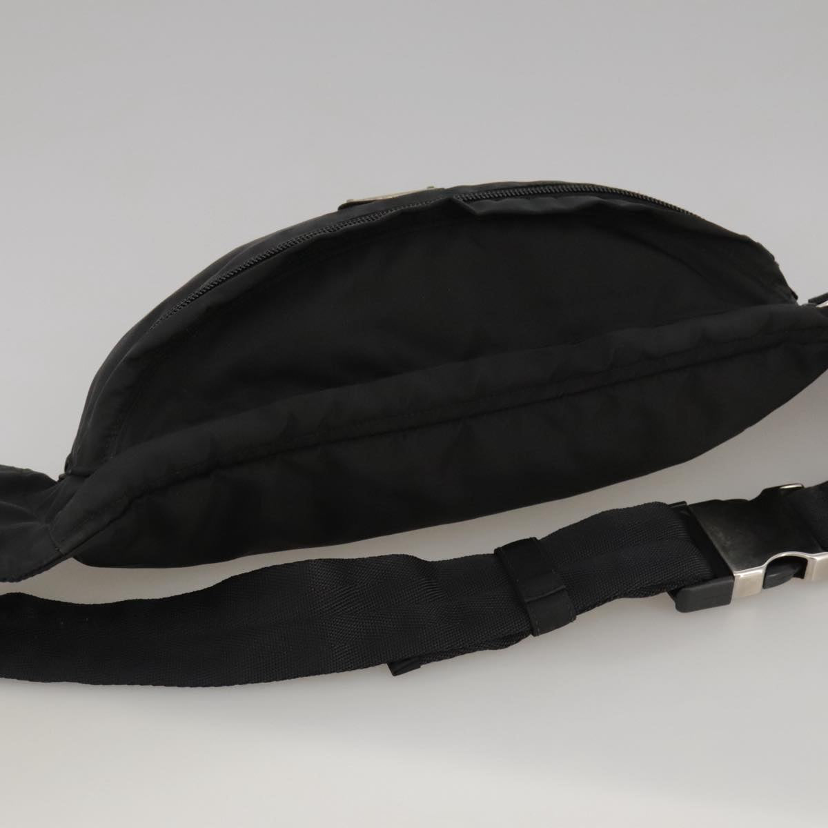 Prada Tessuto Black Synthetic Shoulder Bag (Pre-Owned)