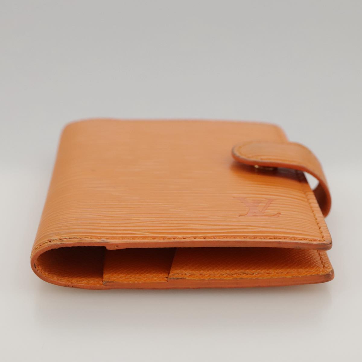 Louis Vuitton Agenda Cover Orange Leather Wallet  (Pre-Owned)