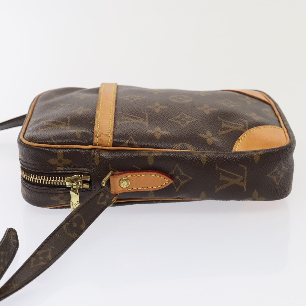 Louis Vuitton Danube Brown Canvas Shoulder Bag (Pre-Owned)