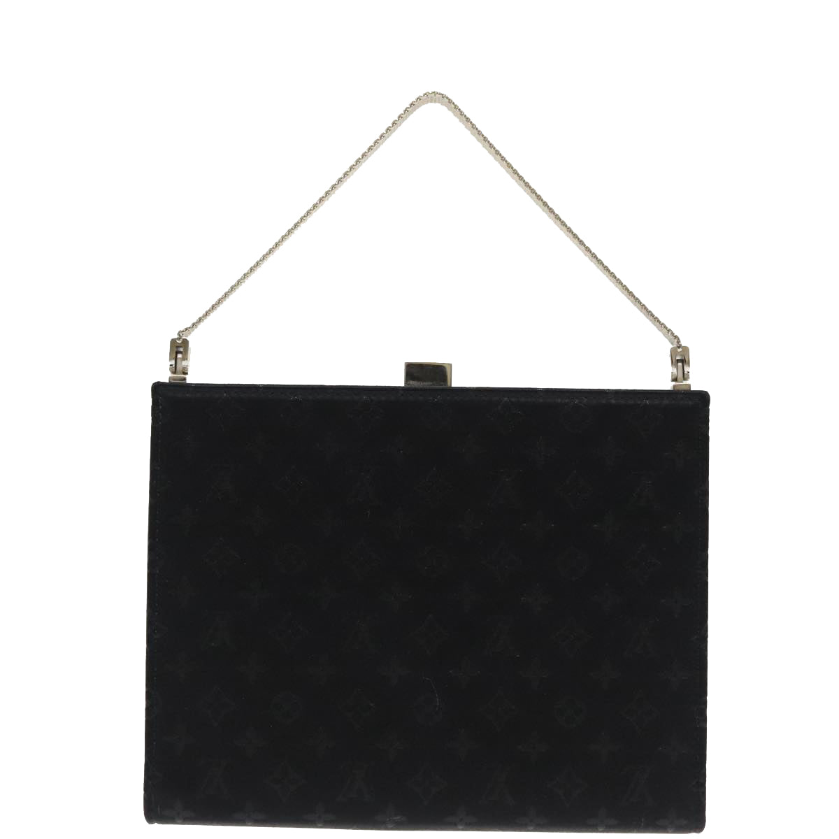 Louis Vuitton Ange Black Silk Handbag (Pre-Owned)