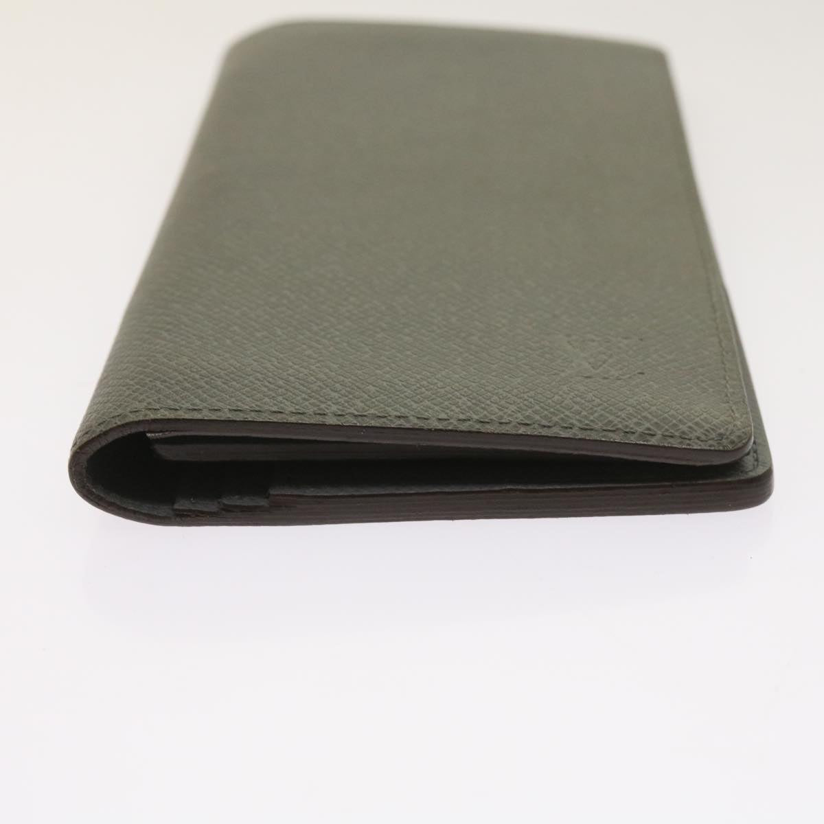 Louis Vuitton Portefeuille Brazza Grey Leather Wallet  (Pre-Owned)