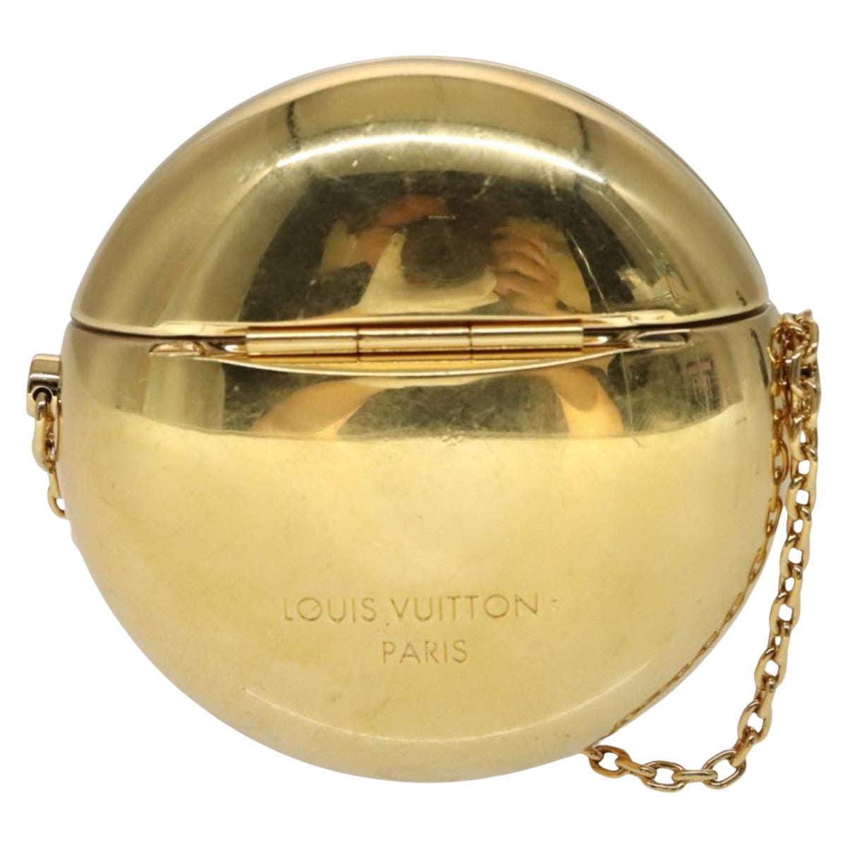 Louis Vuitton Gold Metal Necklace Jewelry (Pre-Owned)