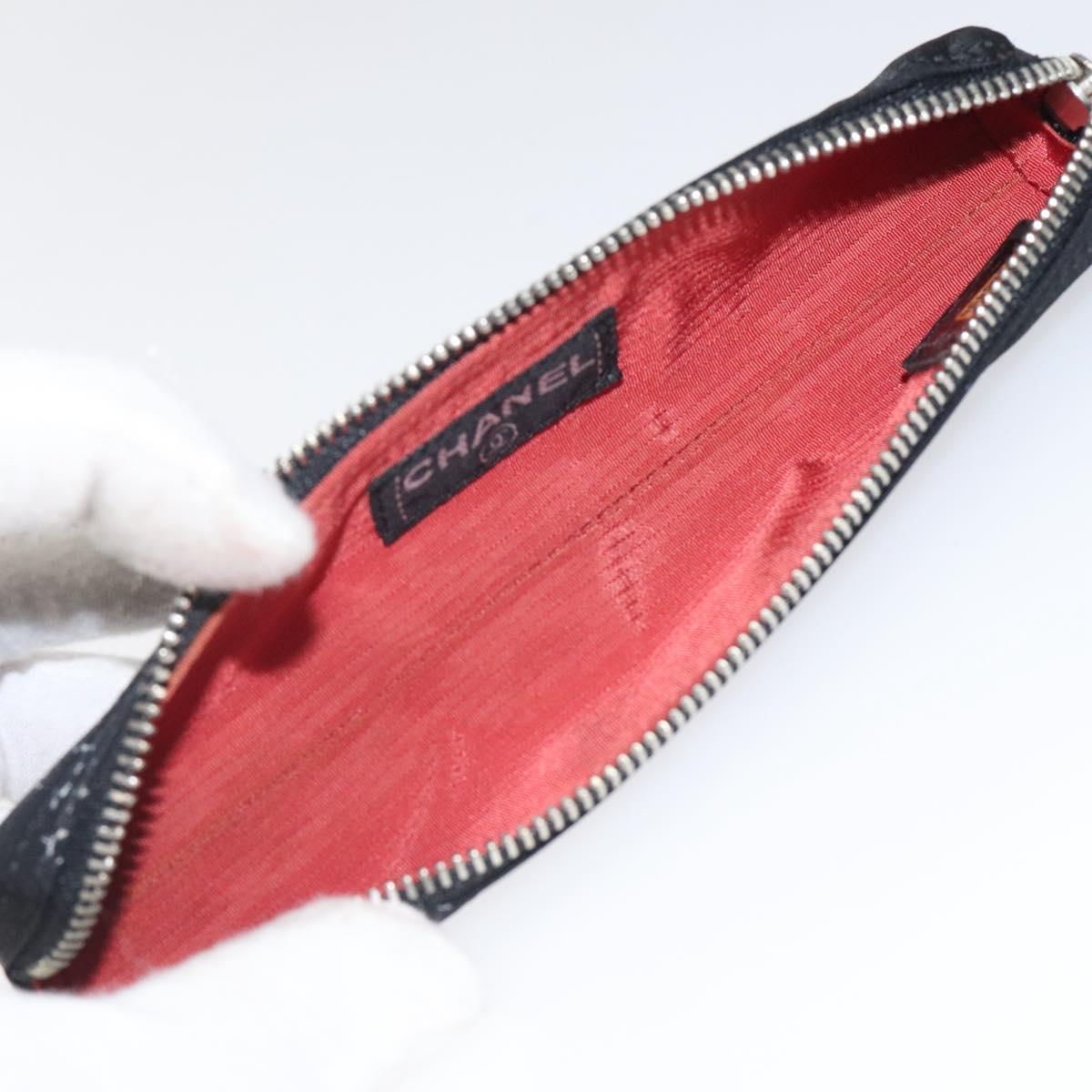 Chanel Travel Line Black Nylon Wallet  (Pre-Owned)