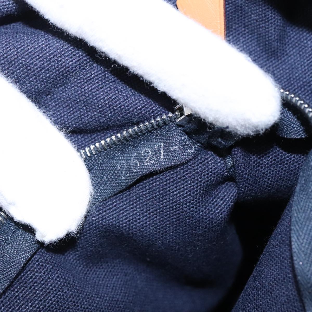 Hermès Herline Navy Canvas Tote Bag (Pre-Owned)