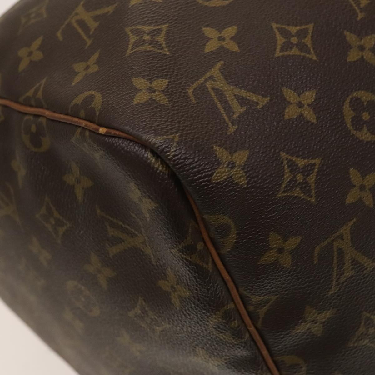 Louis Vuitton Keepall 55 Brown Canvas Travel Bag (Pre-Owned)
