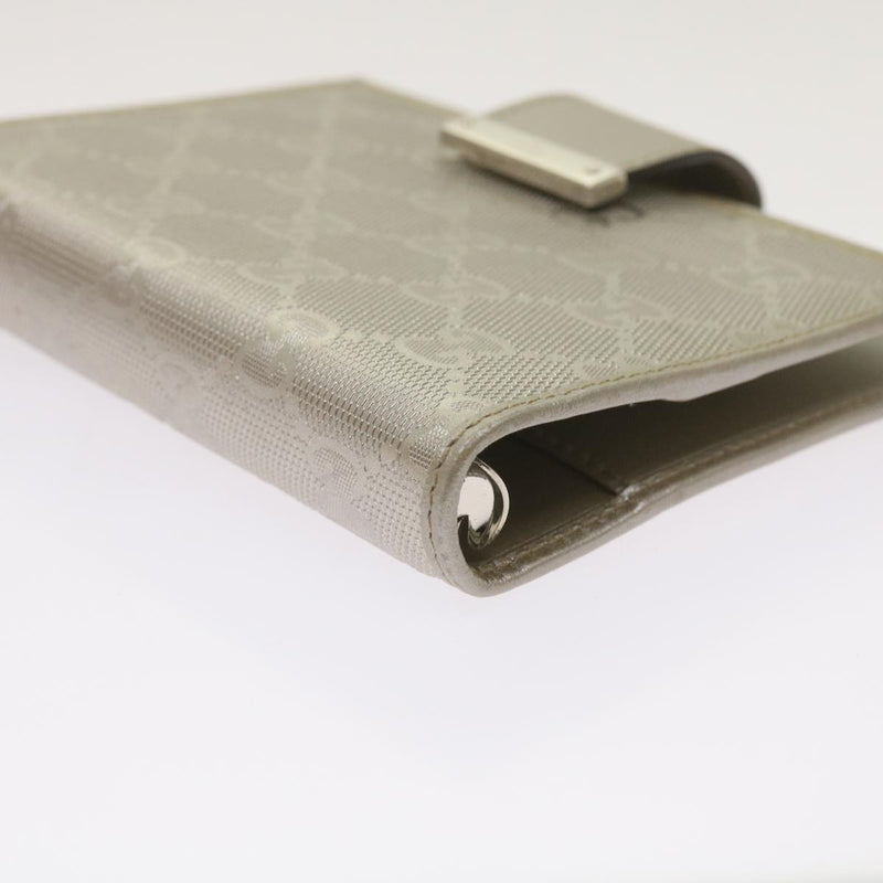 Gucci Gg Pattern Silver Canvas Wallet  (Pre-Owned)