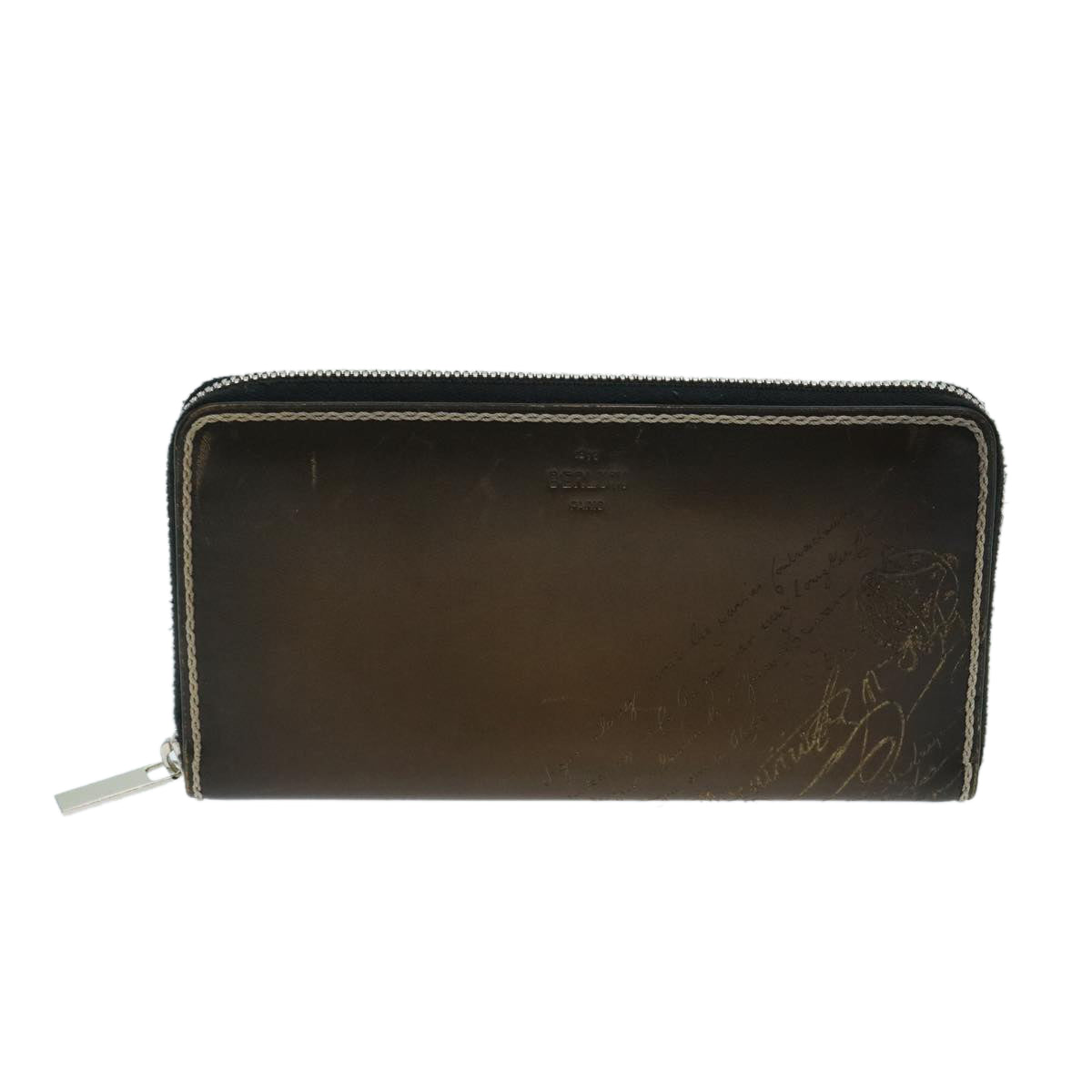 Berluti Brown Leather Wallet  (Pre-Owned)