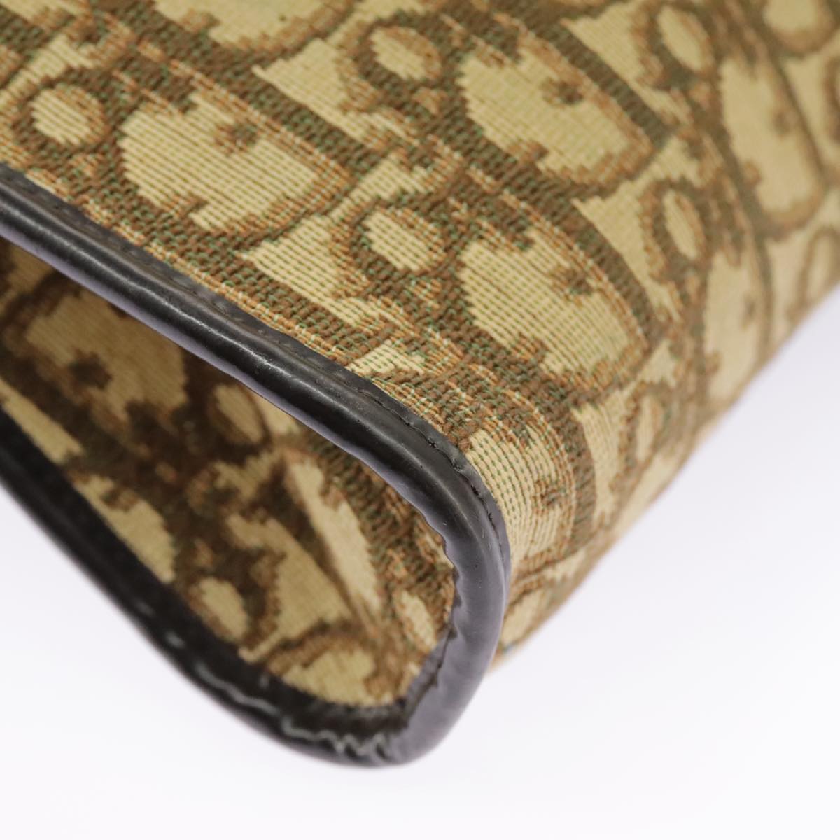 Dior 30 Montaigne Beige Canvas Shoulder Bag (Pre-Owned)