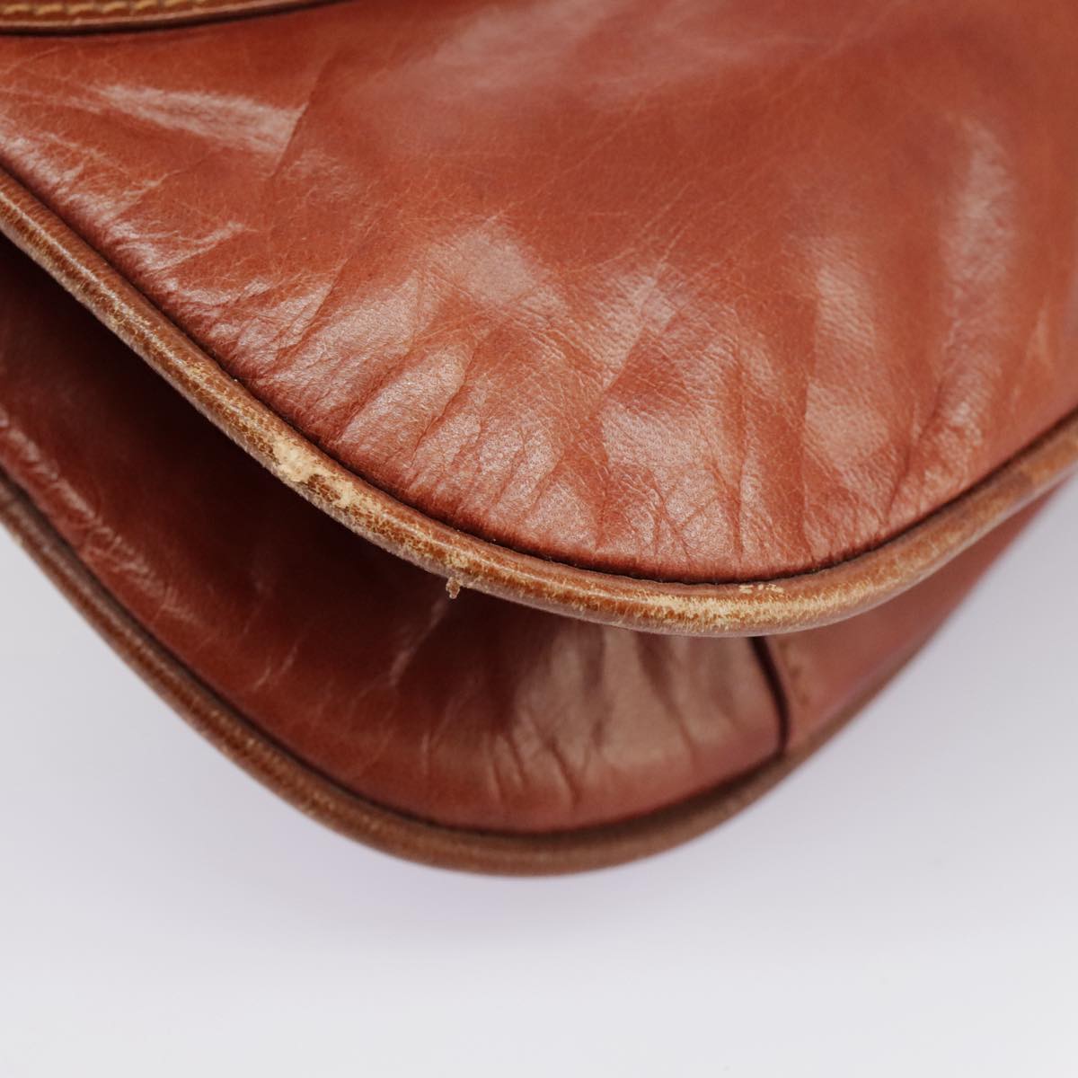Bally Brown Leather Shoulder Bag (Pre-Owned)