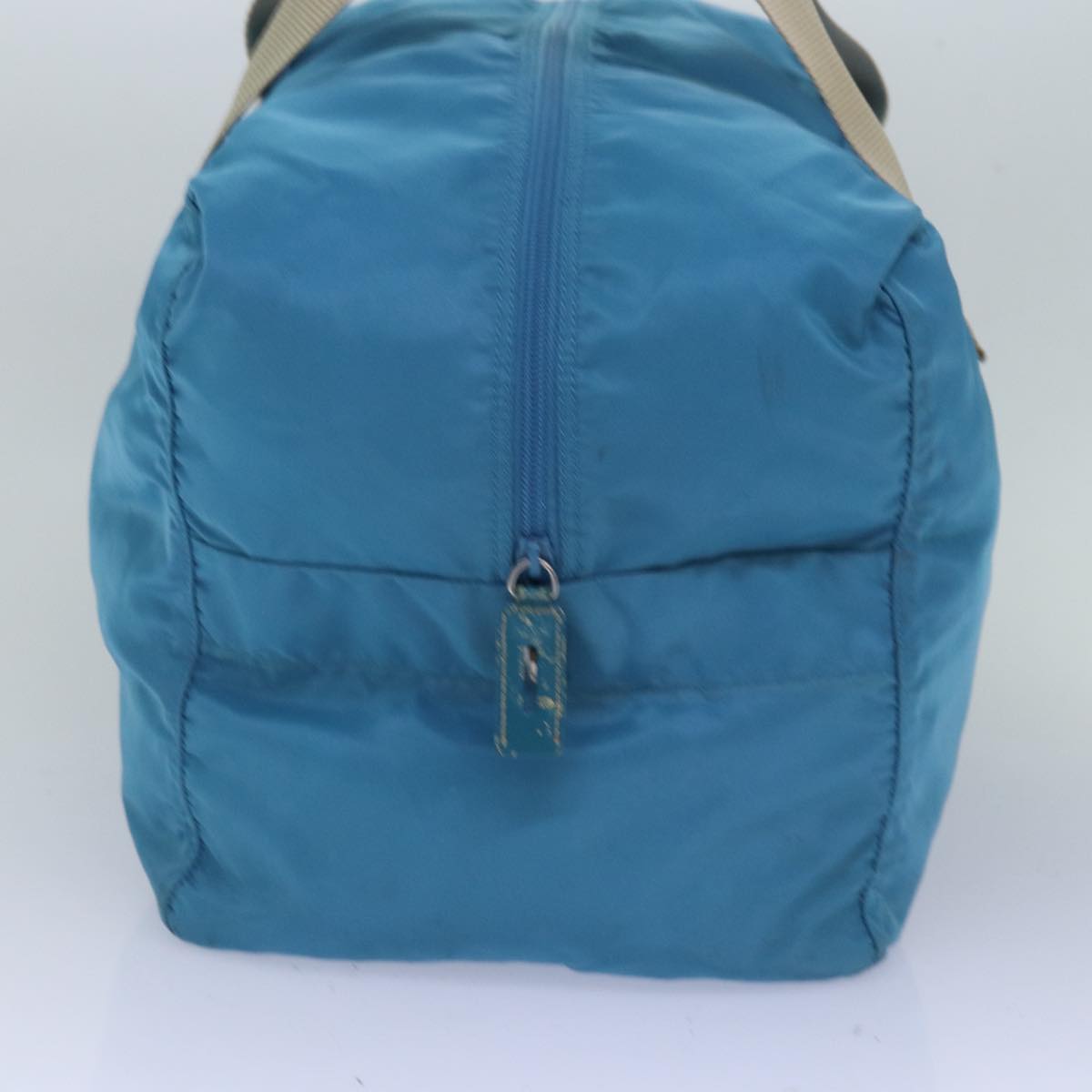 Prada Tessuto Blue Canvas Travel Bag (Pre-Owned)