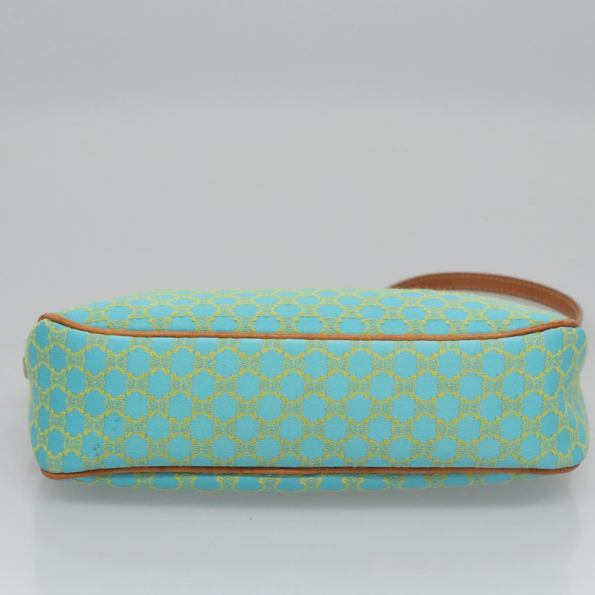Céline Macadam Blue Canvas Clutch Bag (Pre-Owned)