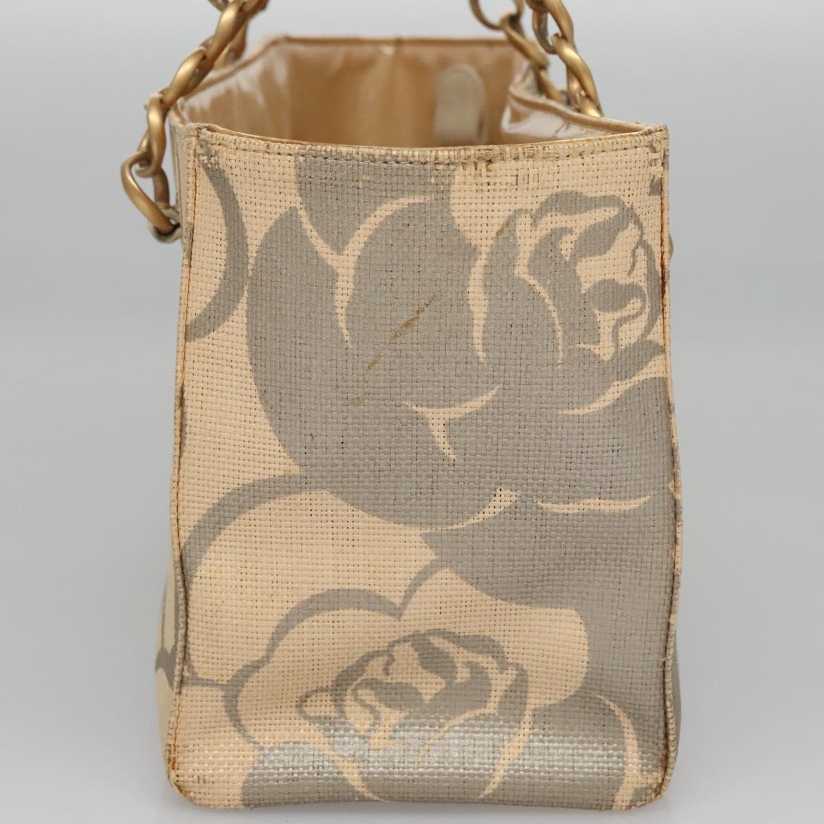 Chanel Camellia Beige Wood Shoulder Bag (Pre-Owned)
