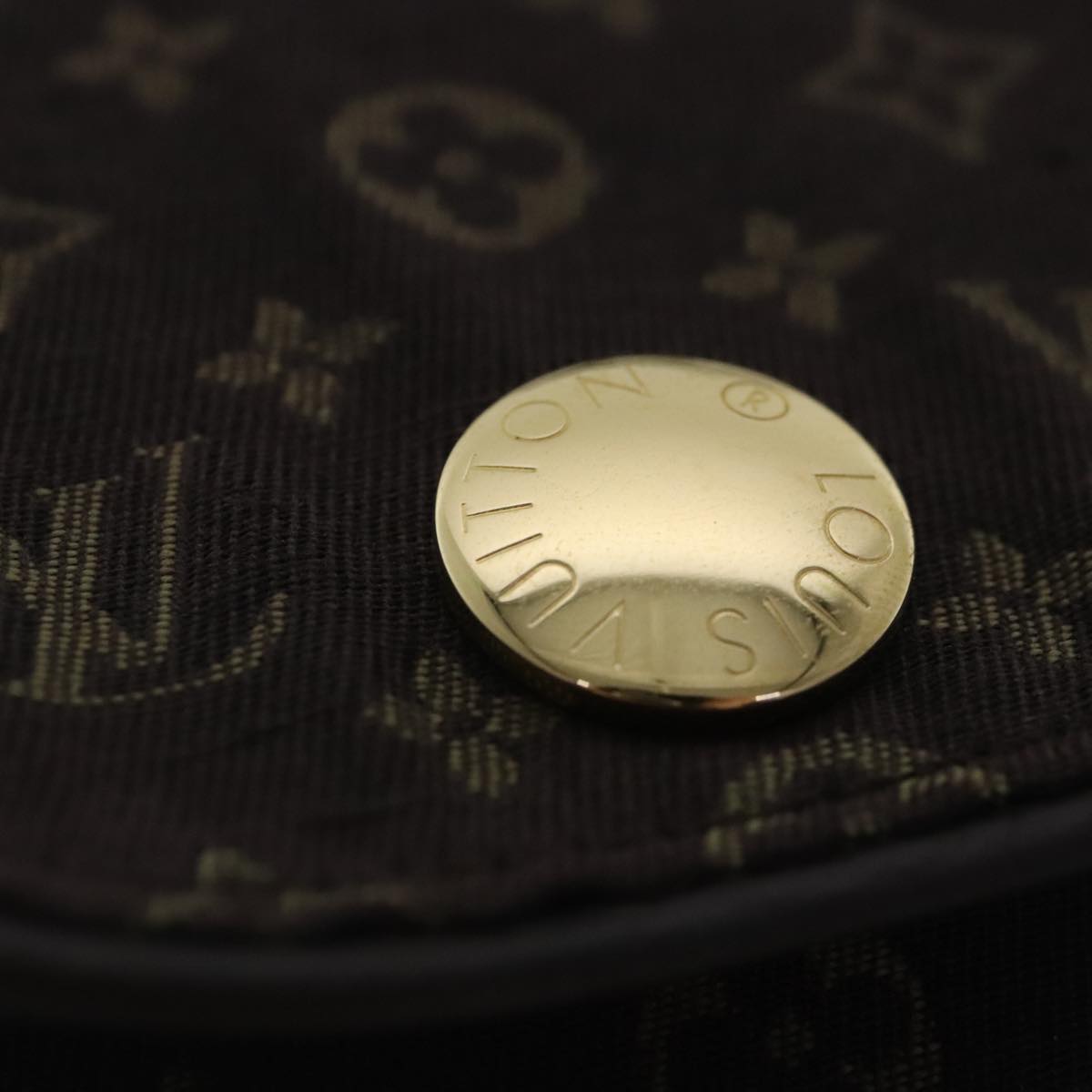 Louis Vuitton Mini Lin Brown Canvas Clutch Bag (Pre-Owned)