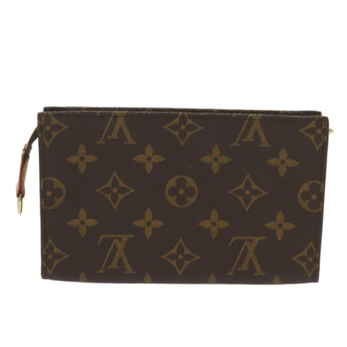 Louis Vuitton Bucket Pm Brown Canvas Clutch Bag (Pre-Owned)