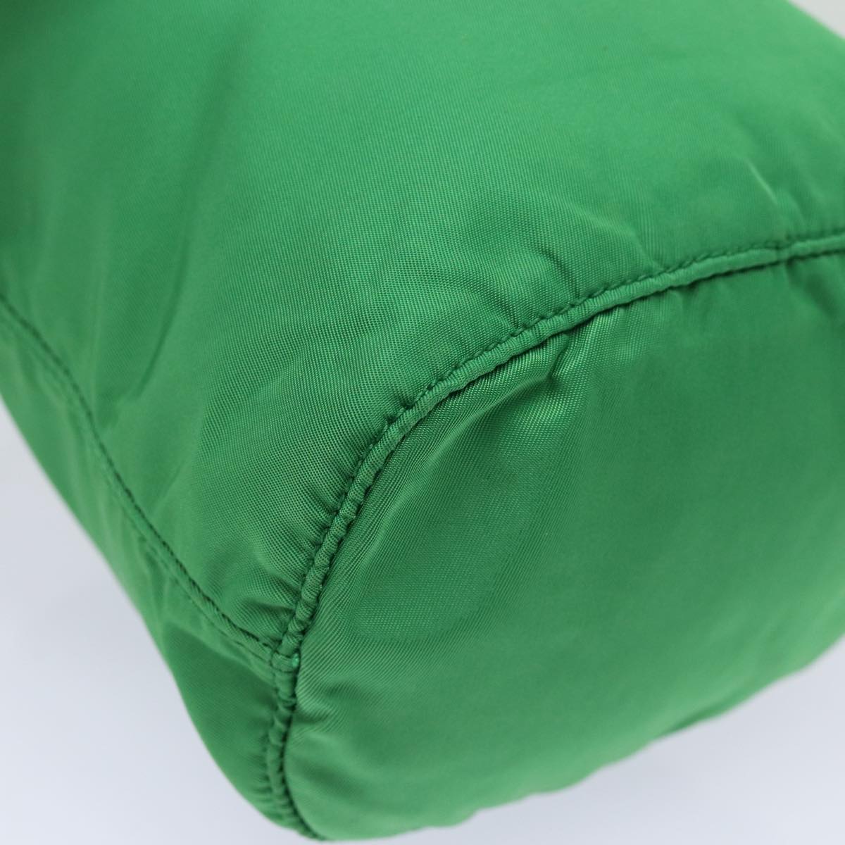 Prada Tessuto Green Synthetic Clutch Bag (Pre-Owned)