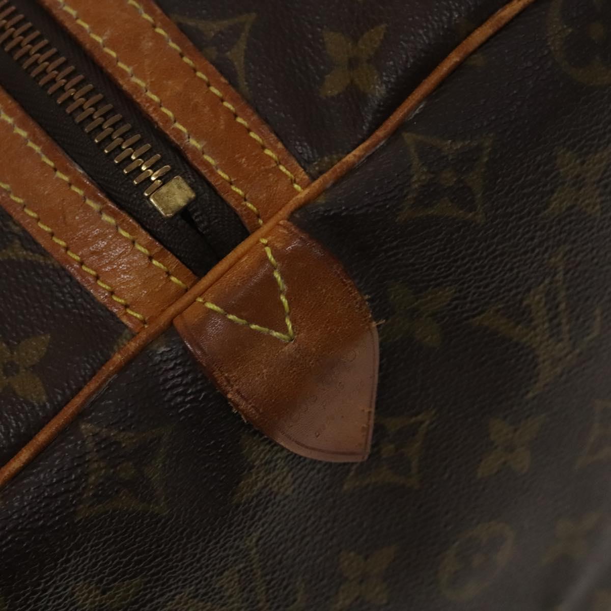 Louis Vuitton Sac Souple Brown Canvas Travel Bag (Pre-Owned)