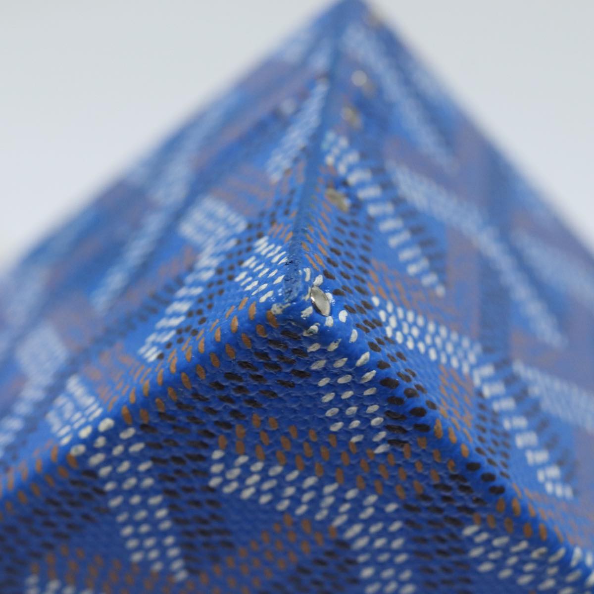 Goyard Herringbone Blue Canvas Jewelleryset Jewelry (Pre-Owned)