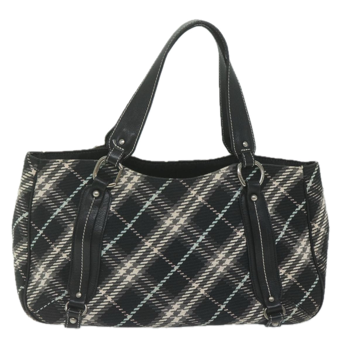 Burberry Black Canvas Tote Bag (Pre-Owned)