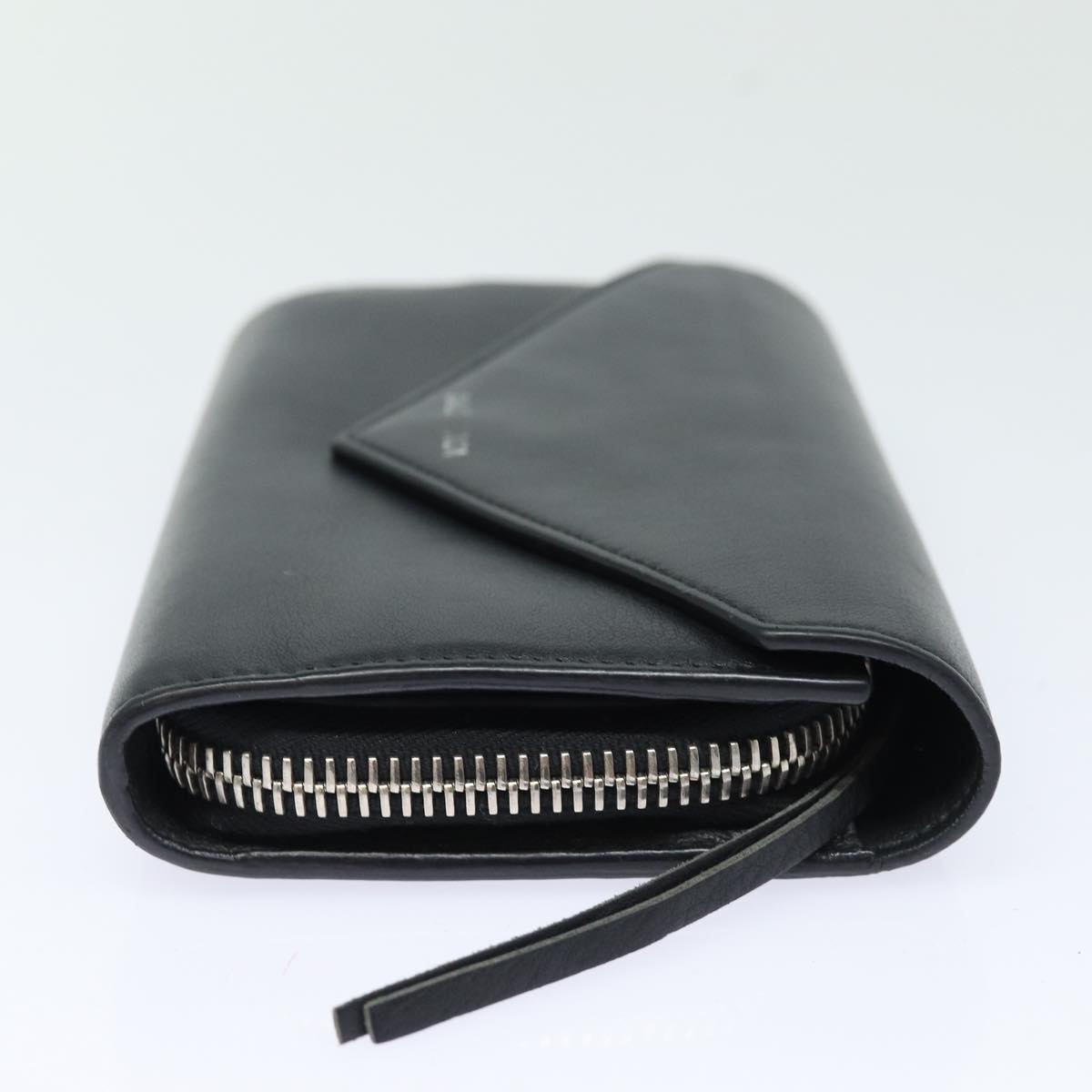 Balenciaga Papier Black Leather Wallet  (Pre-Owned)