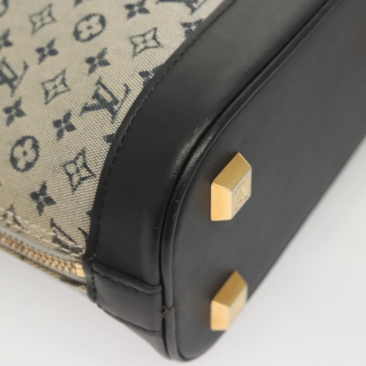 Louis Vuitton Alma Mini Black Canvas Handbag (Pre-Owned)