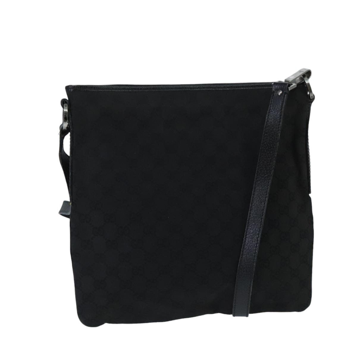Gucci Black Canvas Shoulder Bag (Pre-Owned)