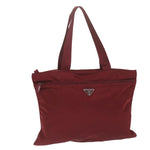 Prada Red Synthetic Tote Bag (Pre-Owned)