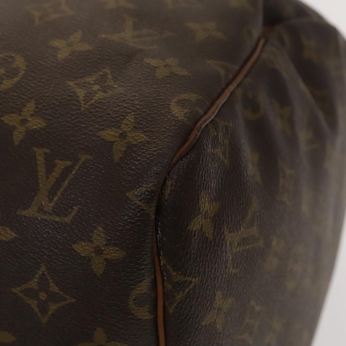 Louis Vuitton Keepall 55 Brown Canvas Travel Bag (Pre-Owned)