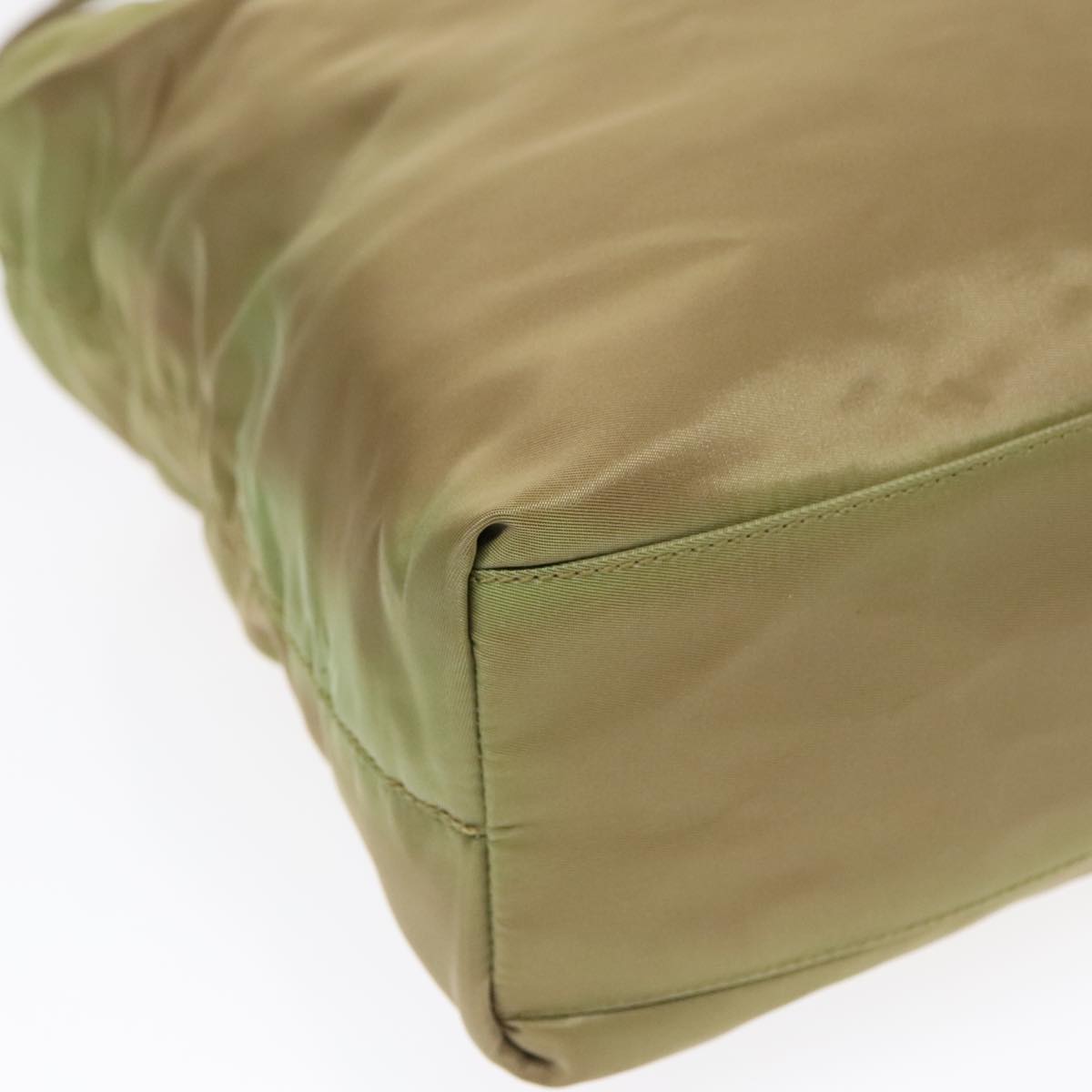 Prada Tessuto Green Synthetic Tote Bag (Pre-Owned)