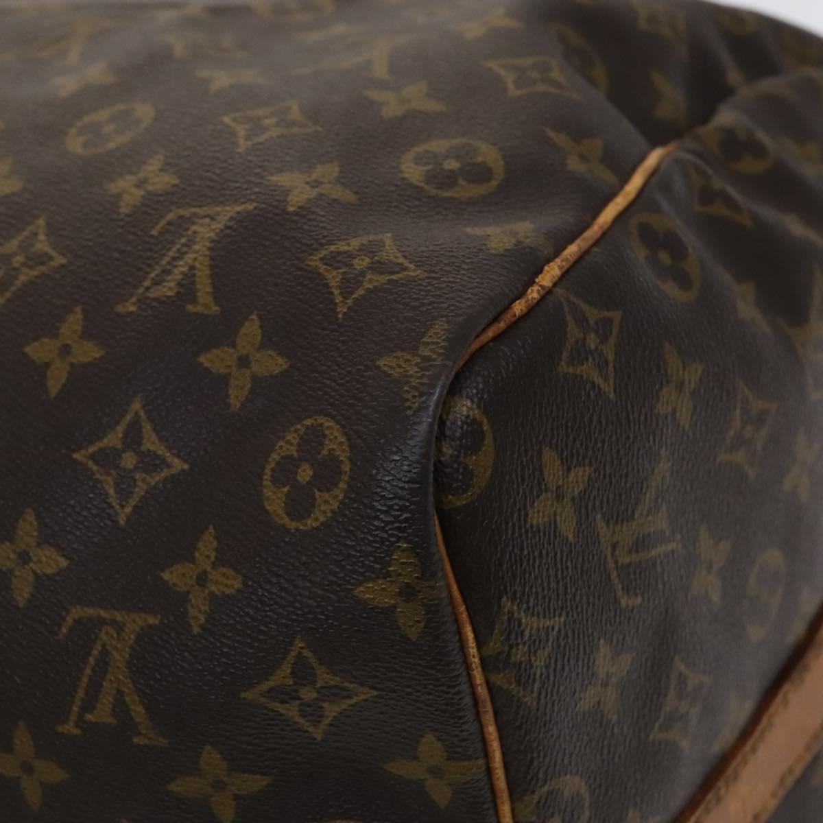 Louis Vuitton Keepall Bandoulière 60 Brown Canvas Travel Bag (Pre-Owned)