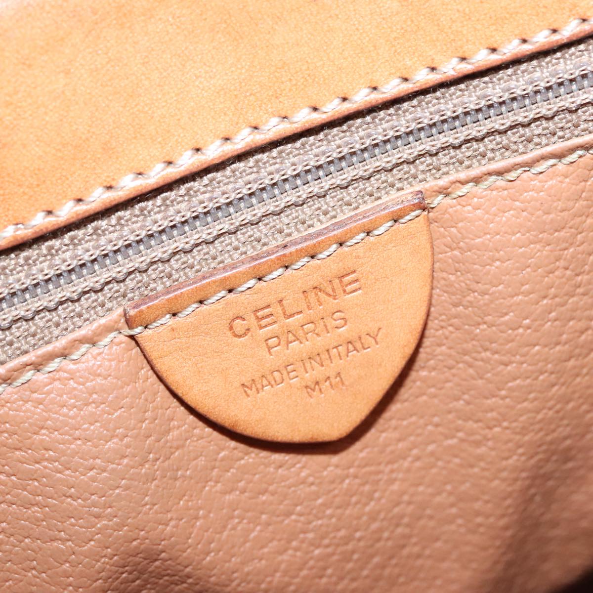 Céline Macadam Brown Canvas Handbag (Pre-Owned)