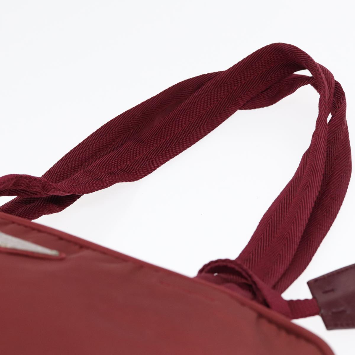 Prada Tessuto Red Synthetic Tote Bag (Pre-Owned)