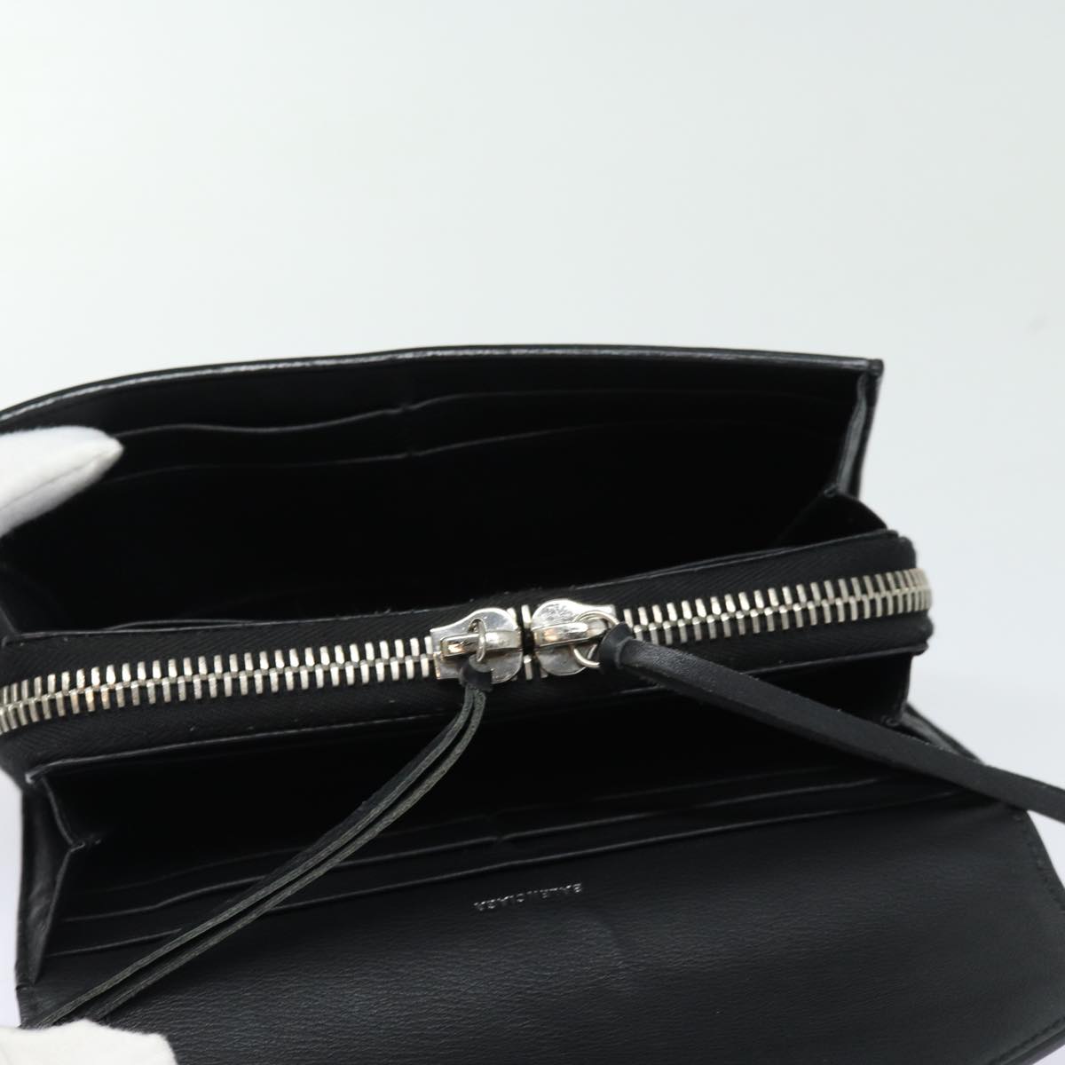 Balenciaga Papier Black Leather Wallet  (Pre-Owned)