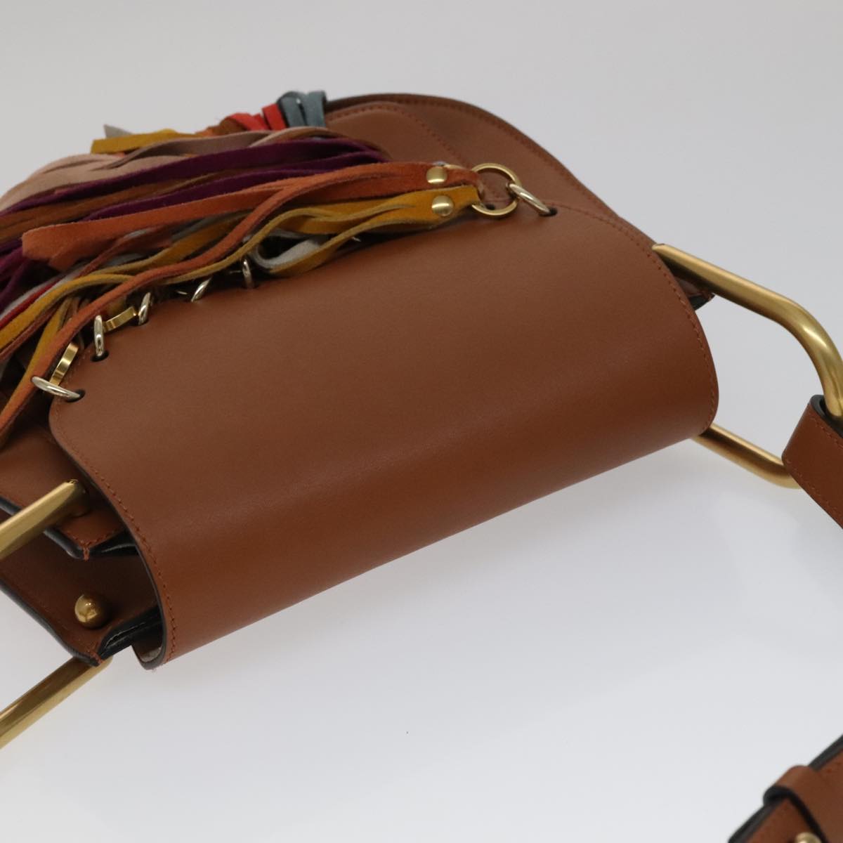 Chloé Hudson Brown Leather Shoulder Bag (Pre-Owned)
