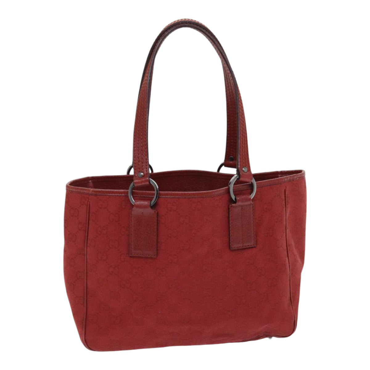 Gucci Mini C Red Canvas Tote Bag (Pre-Owned)